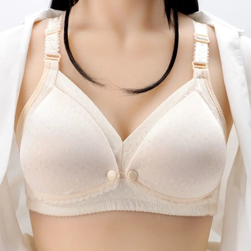 Grudnjak za dojilje Pamučni grudnjak za dojenje Odjeća za trudnice Trudničke grudi za spavanje Donje rublje Grudnjak s otvorenom košaricom