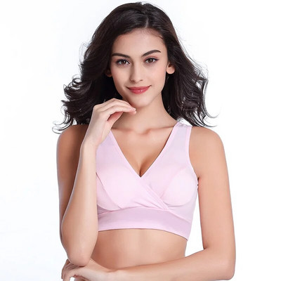 ZTOV kokvilnas zīdīšanas krūšturi M/L/XL/XXL/XXXL barošanai grūtniecēm.