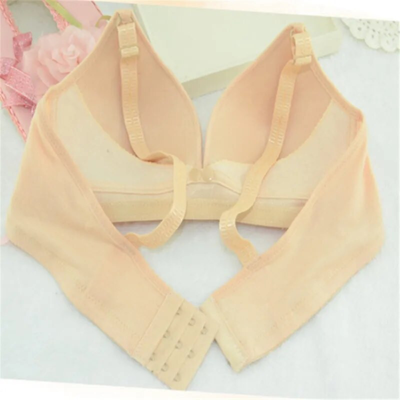 Grudnjak za trudnice i dojilje Pamučni grudnjak s prednjim gumbima za trudnice koje doje donje rublje