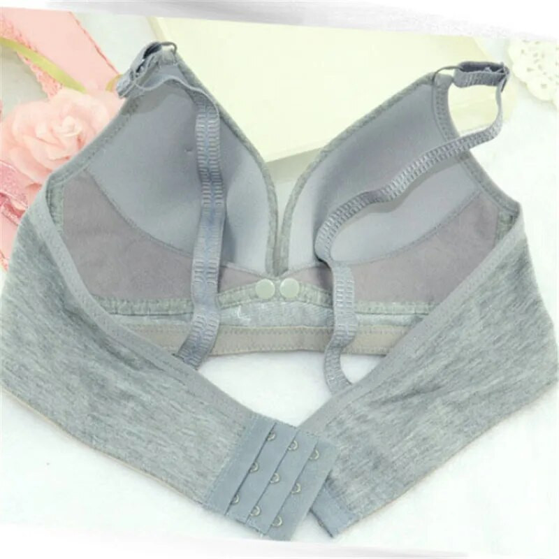 Grudnjak za trudnice i dojilje Pamučni grudnjak s prednjim gumbima za trudnice koje doje donje rublje