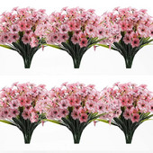 Plastično cvijeće Lažni cvijet Biljke otporne na UV zračenje za unutarnji vanjski dekor Ružičasto cvijeće Besplatna dostava Umjetni ukrasi