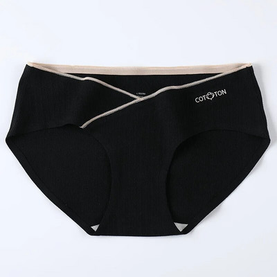M~4XL Jacquard pamučne gaćice s niskim strukom na trbuhu za trudnice Bešavne donje rublje veće veličine za trudnice Ženske trudničke gaćice