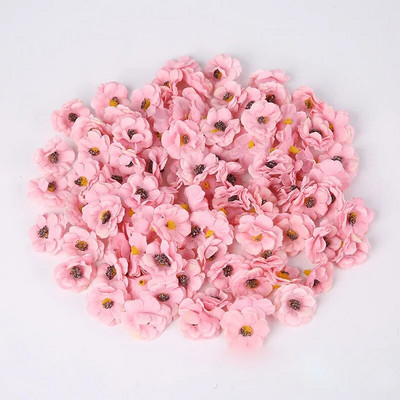 50PC Višebojno umjetno cvijeće za vjenčanje Dekoracija doma Božićni vijenac Scrapbooking Kutija za darove DIY Mini svilene glavice tratinčica