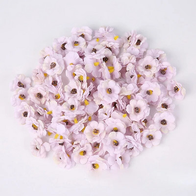 50PC Višebojno umjetno cvijeće za vjenčanje Dekoracija doma Božićni vijenac Scrapbooking Kutija za darove DIY Mini svilene glavice tratinčica