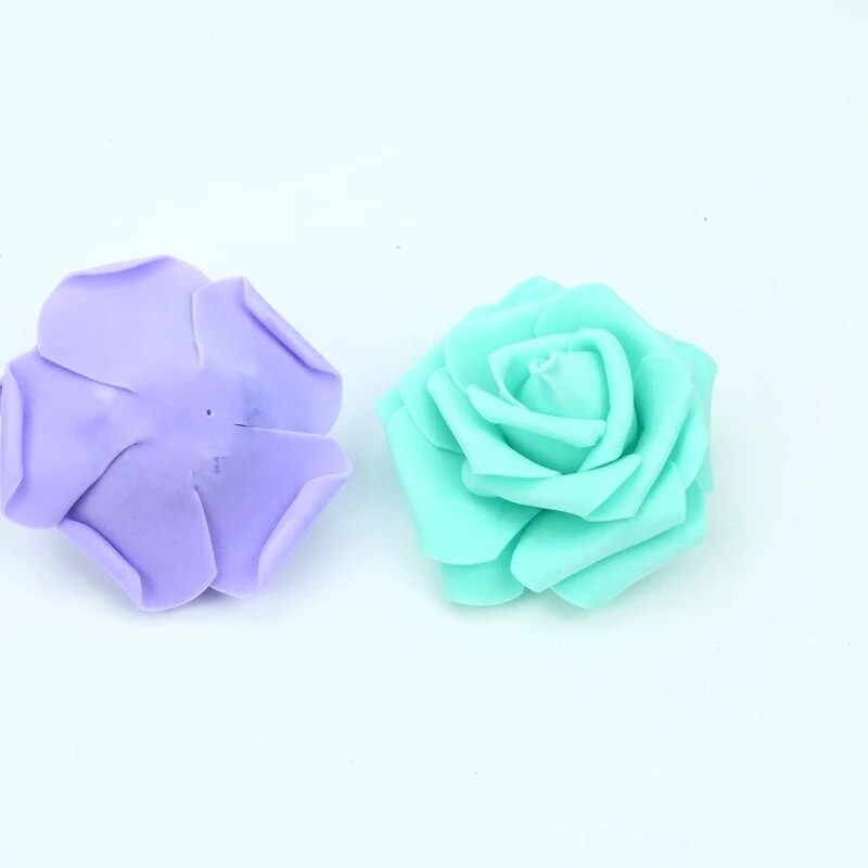 7 CM putuplasta rozes ziedu siena Mājas kāzu dekorēšana līgavu aksesuāri.