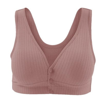 Liemenėlė žindymas Nesmigęs liemenės tipo apatinis trikotažas nėščioms moterims, priekinė sagtis, be plieno žiedo, nėščios moters sportinis įklotas