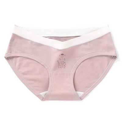 Seksīgas, leoparda apdrukas kokvilnas grūtnieču apakšbikses ar zemu vidukli V Biksītes Apģērbs grūtniecēm Vasaras grūtniecības apakšveļa Apakšveļa