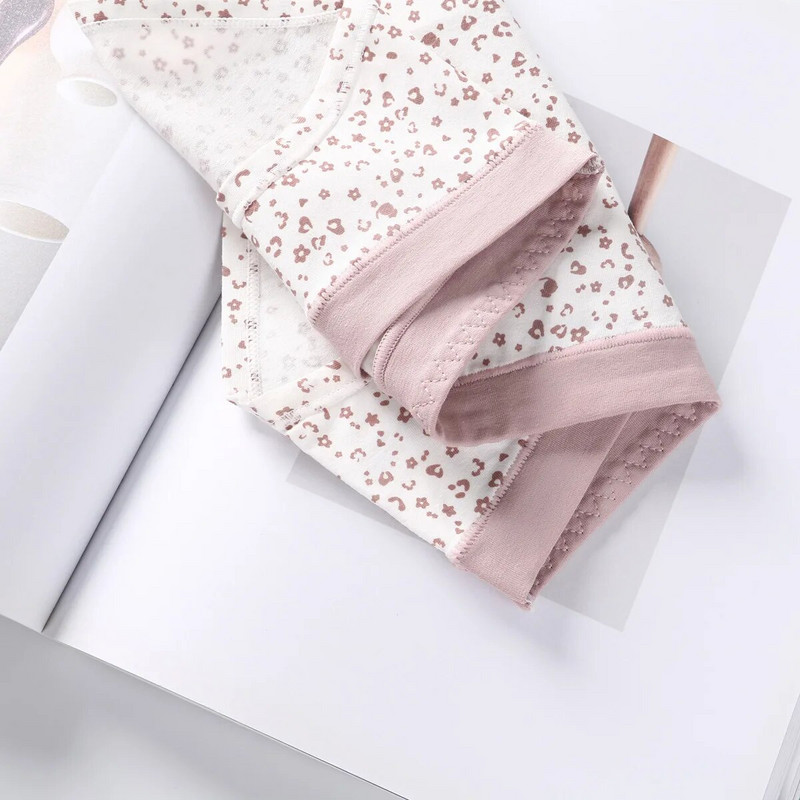 Seksīgas, leoparda apdrukas kokvilnas grūtnieču apakšbikses ar zemu vidukli V Biksītes Apģērbs grūtniecēm Vasaras grūtniecības apakšveļa Apakšveļa