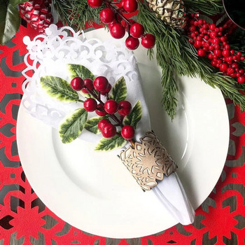 1 Συσκευασία ψεύτικα χριστουγεννιάτικα κλαδιά πεύκου Χριστουγεννιάτικα μούρα για χριστουγεννιάτικο δέντρο DIY Διακοσμήσεις στεφανιών Noel Στολίδια τραπεζιού Παιδικά δώρα