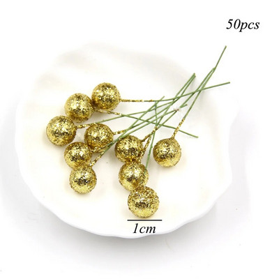 1 iepakojums viltotu Ziemassvētku eglīšu priežu zaru Ziemassvētku ogas Ziemassvētku eglītei DIY vainagu rotājumi Noel galda rotājumi bērniem dāvanas