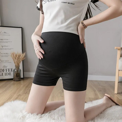 Ljetne tanke pamučne kratke tajice za trudnice Bešavne gaće visokog struka Odjeća za trudnice Vruće kratke hlače za trudnice
