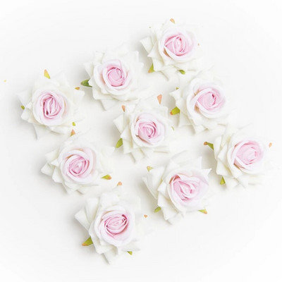 10 tükki Kvaliteetsed flanellroosid Pea Pulmad Scrapbooking Kodukaunistus Pruudi aksessuaarid Kliirens Kunstlilled