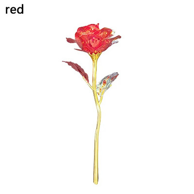 Kreativni dar za Valentinovo 24K folija presvučena ružičastim zlatom Ruža traje vječno Ljubav Svadbeni dekor Zaljubljenik Svjetleće ruže Kreativni dar