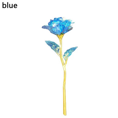 Kreativni dar za Valentinovo 24K folija presvučena ružičastim zlatom Ruža traje vječno Ljubav Svadbeni dekor Zaljubljenik Svjetleće ruže Kreativni dar