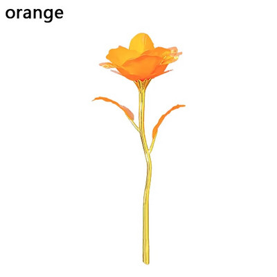 Kreativni dar za Valentinovo 24K folija presvučena ružičastim zlatom Ruža traje vječno Ljubav Svadbeni dekor Zaljubljenik Svjetleće ruže Kreativni dar