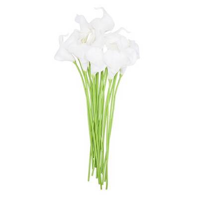37 cm Calla Lily menyasszonyi esküvői csokor Latex Real Touch virágcsokrok Művirág dekoráció otthoni asztalkert dekorációhoz