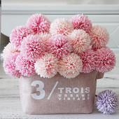 Umjetni cvijet od 30 cm Kugla maslačak Krizantema Lažni cvijet Dnevni boravak Cvjetni aranžman u saksiji Vjenčana dekoracija