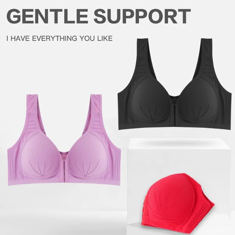 Sutien cu cupă deschisă sexy, fără sudură, mărime Plus, pentru haine de maternitate, femei însărcinate, cu închidere frontală, lenjerie de corp pentru alăptare, sutiene pentru alăptare