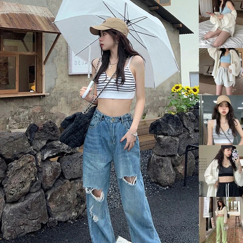 Ženski bešavni bežični grudnjak s mekom podstavom V-izrez s dvostrukim naramenicama, pleteni pleteni kamisol s rebrastim prslukom za vježbanje u teretani.