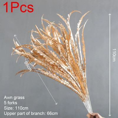 Umjetne zlatne biljke Javorov list Božićni dekor Kućni dnevni boravak Dekoracija stola Zabava Vjenčanje Blagdan Cvjetni aranžman