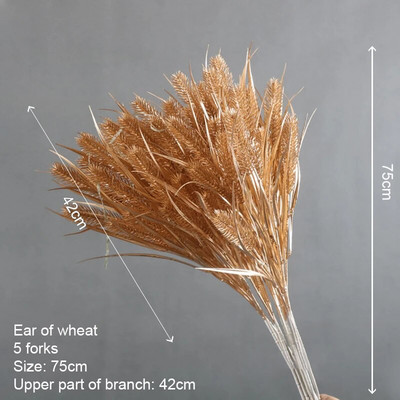 Umjetne zlatne biljke Javorov list Božićni dekor Kućni dnevni boravak Dekoracija stola Zabava Vjenčanje Blagdan Cvjetni aranžman