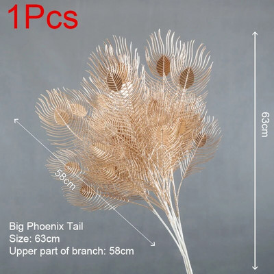 Umjetne zlatne biljke Javorov list Božićni dekor Kućni dnevni boravak Dekoracija stola Zabava Vjenčanje Blagdan Cvjetni aranžman