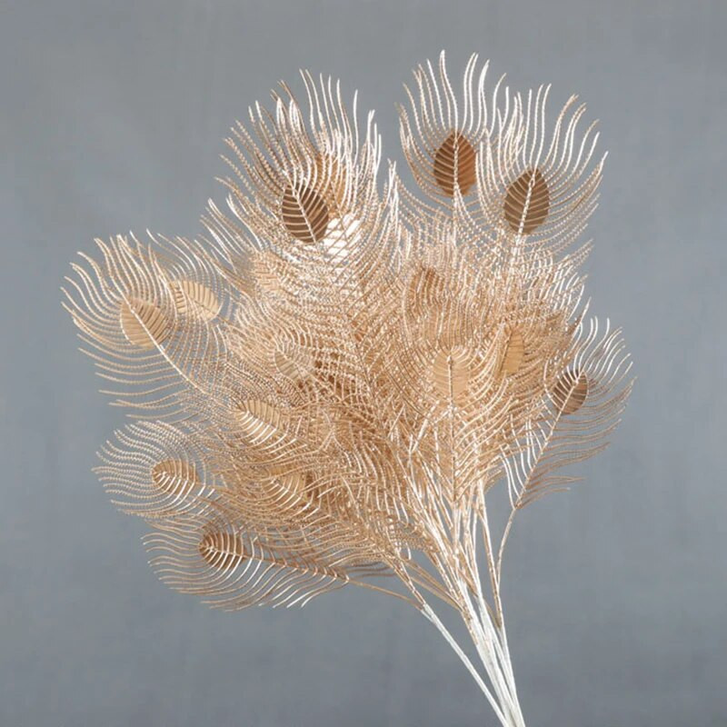 Umjetne zlatne biljke Javorov list Božićni dekor Kućni dnevni boravak Dekoracija stola Zabava Vjenčanje Blagdan Cvjetni aranžman