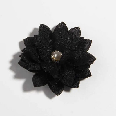 10 GAB 5,5 CM 2,1 collu maza slāņa mākslīgā auduma zieds kāzu dizainam Šifona lotosa ballīšu māja matu aksesuāriem