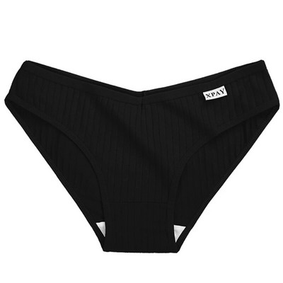 Ženske gaćice Mekane pamučne prugaste Ženske gaćice Jednobojne gaćice za djevojčice Seksi žensko donje rublje Udobno donje rublje L-4XL