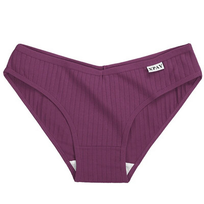 Ženske gaćice Mekane pamučne prugaste Ženske gaćice Jednobojne gaćice za djevojčice Seksi žensko donje rublje Udobno donje rublje L-4XL