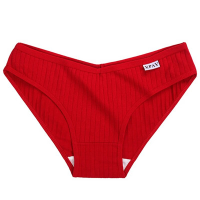 Ženske gaćice Mekane pamučne prugaste Ženske gaćice Jednobojne gaćice za djevojčice Seksi žensko donje rublje Udobno donje rublje L-4XL