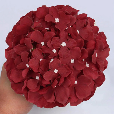 5 iepakojumi 54 galviņas zīda hortenzijas galvas mākslīgo ziedu galva ar kātiem mājas kāzu līgavas dušas dzimšanas dienas ballītes dekorēšanai