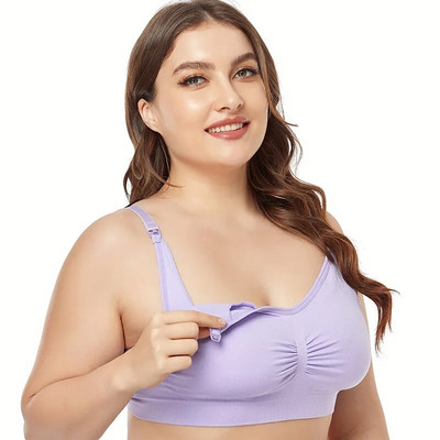 Grudnjaci za trudnice i dojilje velike veličine Plus Cup Žensko donje rublje Podesiva bešavna prozračna odjeća