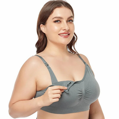 Grudnjaci za trudnice i dojilje velike veličine Plus Cup Žensko donje rublje Podesiva bešavna prozračna odjeća