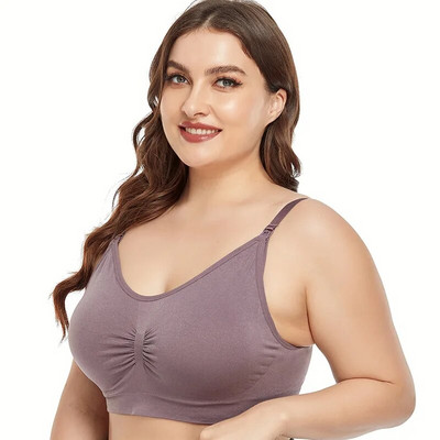 Grudnjaci za trudnice i dojilje velike veličine Plus Cup Žensko donje rublje Podesiva bešavna prozračna odjeća