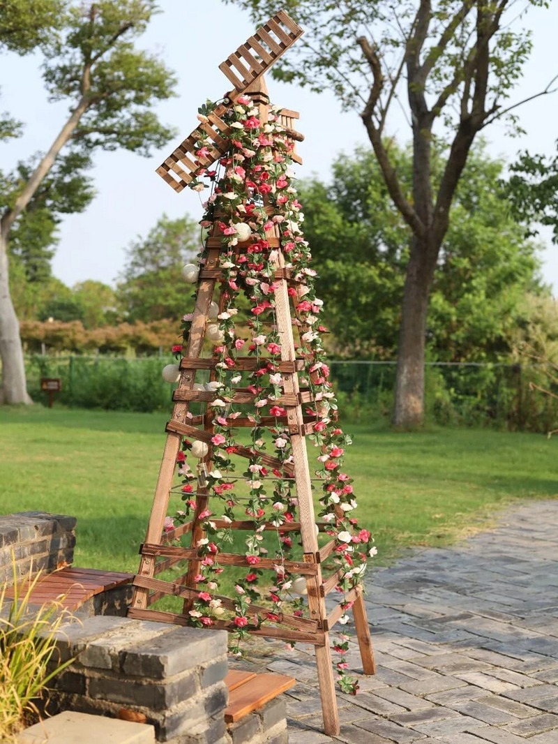 250 cm roosi kunstlilled vanik Pulmakaunistus Rippuv roosiviinapuu aed Kaar Käsitöö Võltstaimede viinapuu Kodutoa sisustus