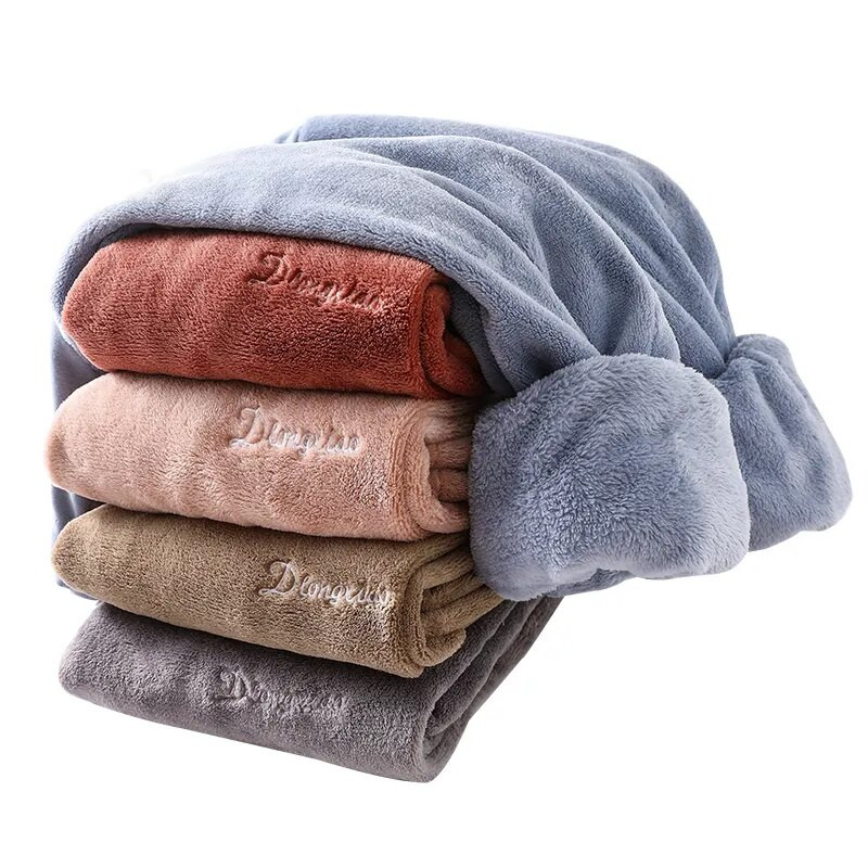 Žiemą storinančios nėštumo kelnės Motinystės antblauzdžiai su aksominiais rūbais nėščiosioms Reguliuojamos tamprios šiltos kelnės