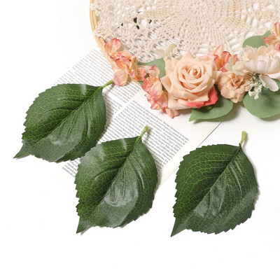 50 buc. Frunze artificiale verzi, plante false, decorațiuni pentru casă, petrecere de Crăciun, decorațiuni de nuntă, ghirlandă de mireasă, album de însemnări, cadouri, accesorii