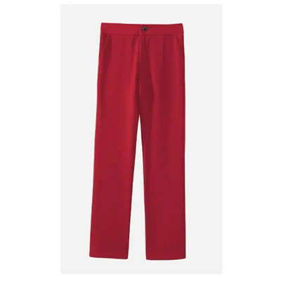 Nova ženska odijela s hlačama Radni poslovni kaput Crveno plavi crni dugi komplet sakoa Ženski uredski ženski 2-dijelni kaput i hlače