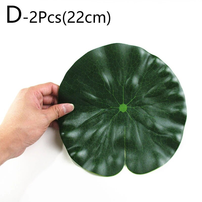 Lotoso lapų modeliavimas Dirbtinis lotoso sodo tvenkinys vandens tvenkinio rezervuaro gėlių dekoravimo augalas Lelijos lapas plūduriuoja