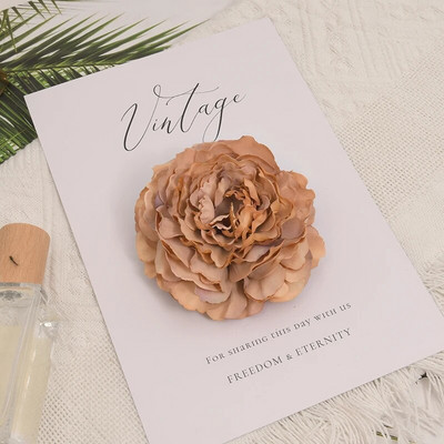 20 komada 8 cm Božur Umjetno svileno cvijeće Glave za dekoraciju vjenčanja DIY vijenac Poklon kutija Scrapbooking Lažni cvijet