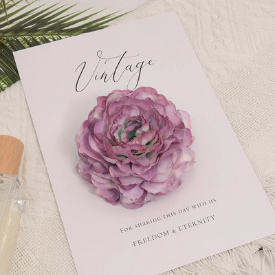 20 komada 8 cm Božur Umjetno svileno cvijeće Glave za dekoraciju vjenčanja DIY vijenac Poklon kutija Scrapbooking Lažni cvijet