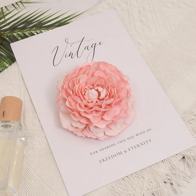 20 komada 8 cm Božur Umjetno svileno cvijeće Glave za dekoraciju vjenčanja DIY vijenac Poklon kutija Scrapbooking Lažni cvijet