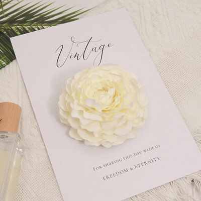 20 komada 8 cm Božur Umjetno svileno cvijeće Glave za dekoraciju vjenčanja DIY vijenac Poklon kutija Scrapbooking Lažni cvijet