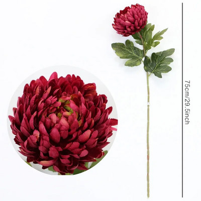 Μεγάλο Μονό Χρυσάνθεμο Εξοχικό Σαλόνι Ανθοσυνθέσεις Τεχνητά Λουλούδια Γάμος Σκοπευτήρια Διακόσμηση Floral