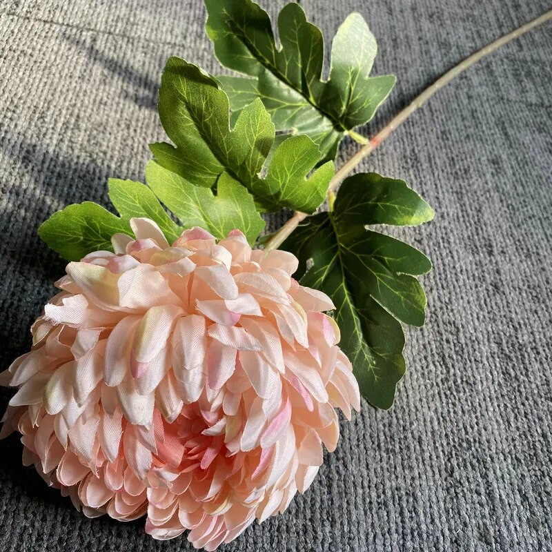 Μεγάλο Μονό Χρυσάνθεμο Εξοχικό Σαλόνι Ανθοσυνθέσεις Τεχνητά Λουλούδια Γάμος Σκοπευτήρια Διακόσμηση Floral