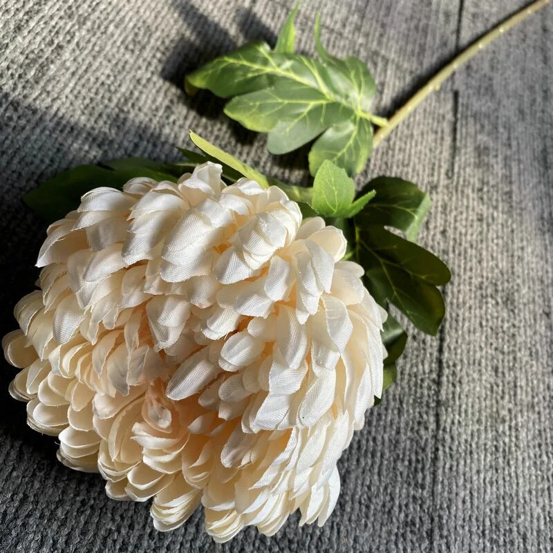 Μεγάλο Μονό Χρυσάνθεμο Εξοχικό Σαλόνι Ανθοσυνθέσεις Τεχνητά Λουλούδια Γάμος Σκοπευτήρια Διακόσμηση Floral