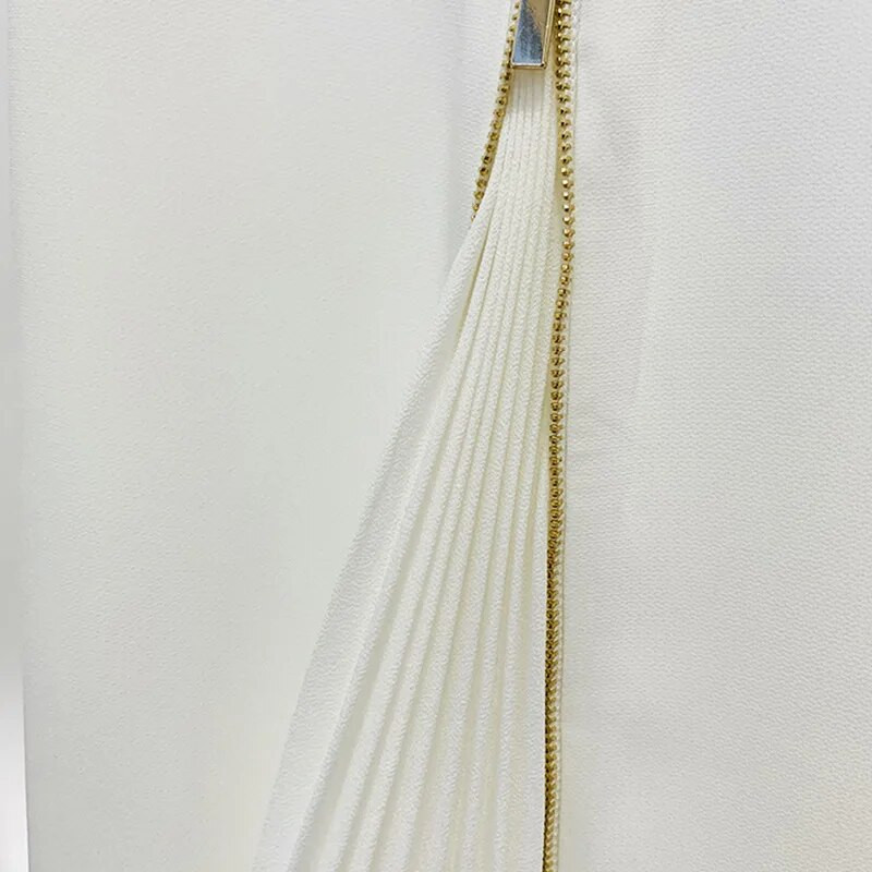 Dizajnirane modne uredske hlače Patchwork Jednobojni bijeli sako Hlače Svečano odijelo Žensko 2022.