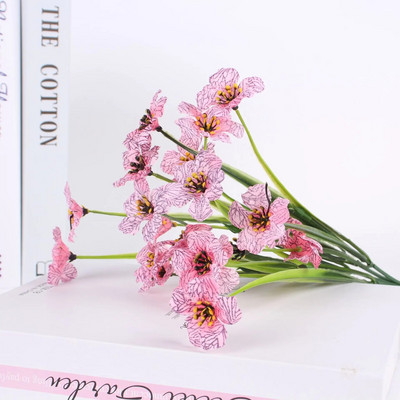 1 Saišķi mākslīgie ziedi āra UV izturīgi viltoti ziedi bez izbalēšanas mākslīgie augi dārza lieveņa logu kastes dekorēšana