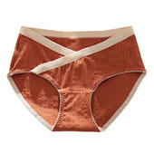 Chiloți de vară din bumbac pentru femei însărcinate, cu talie joasă, design în cruce, slip de maternitate, sprijin abdominal, lenjerie elastică pentru sarcină